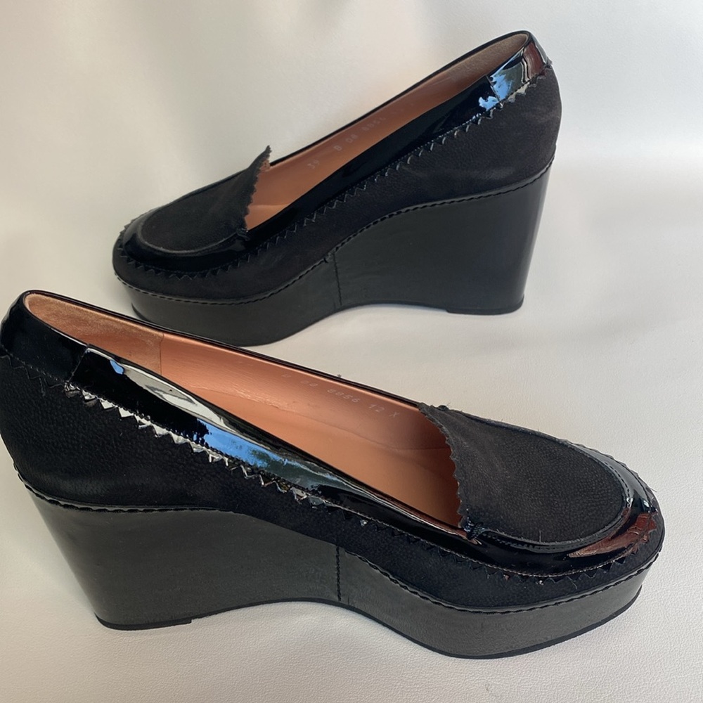 Carven by Robert Clergerie Black Women's Loafers 39 light wear.
